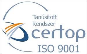 ISO 9001:2015 tanúsítvány